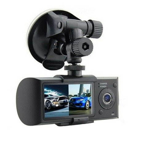 Camera Auto Dubla Cu GPS iUni Dash X3000 Plus, display 2.7 inch + Card 16GB Cadou